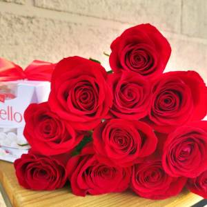 11 роз и конфеты