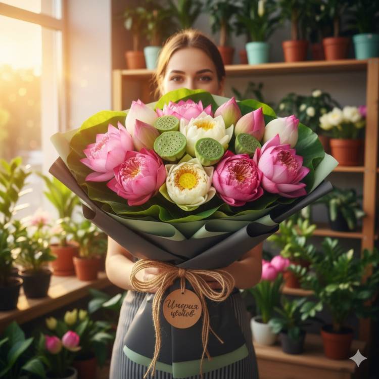 Букет из Лотоса