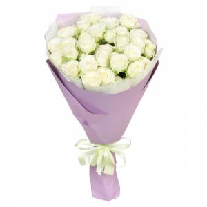 Букет из 11 пионовидных роз "Мисс Бомбастик"