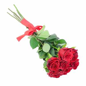 Букет из 5 красных роз 80 см