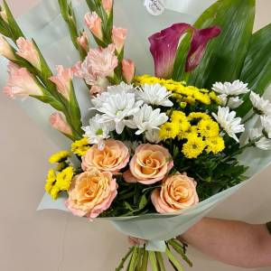 Букет с гладиолусами "Классика"