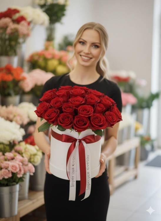 11 роз в Коробке 11 роз в Коробке