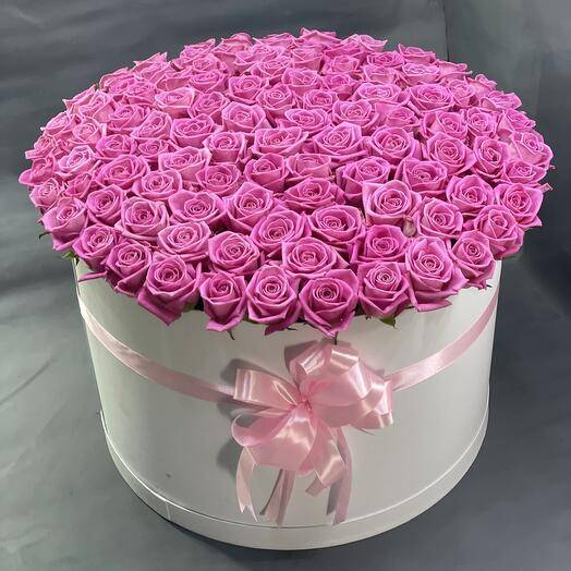 Розовый букет из 101 роз Розовый букет из 101 роз