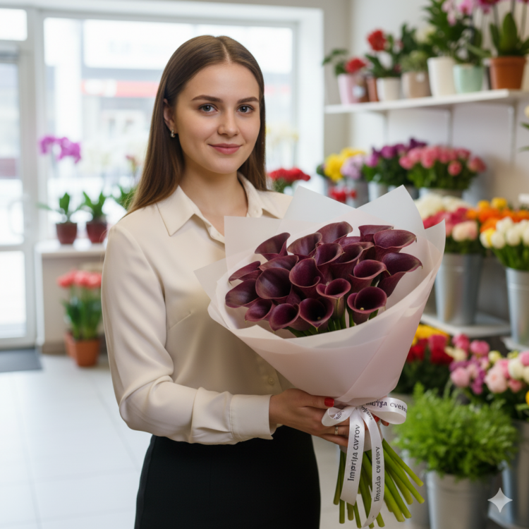Букет из калл "Вечная нежность"