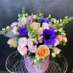 Букет с анемонами "Джульетта"