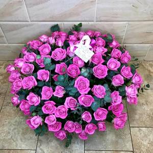 Корзина цветов Розовая дымка