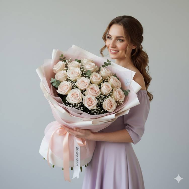 Розы Peach Avalanche 19шт