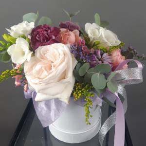 Букет с гиацинтами "Любовь"