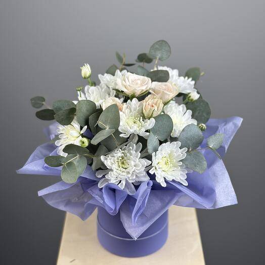 Хризанетмы в коробке