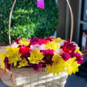 Корзинка с розой