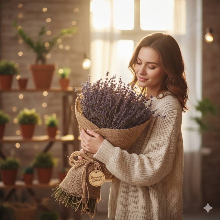 Букет из Лованды