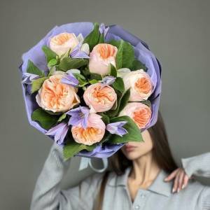 Дуо букет Джульетта-Клематис